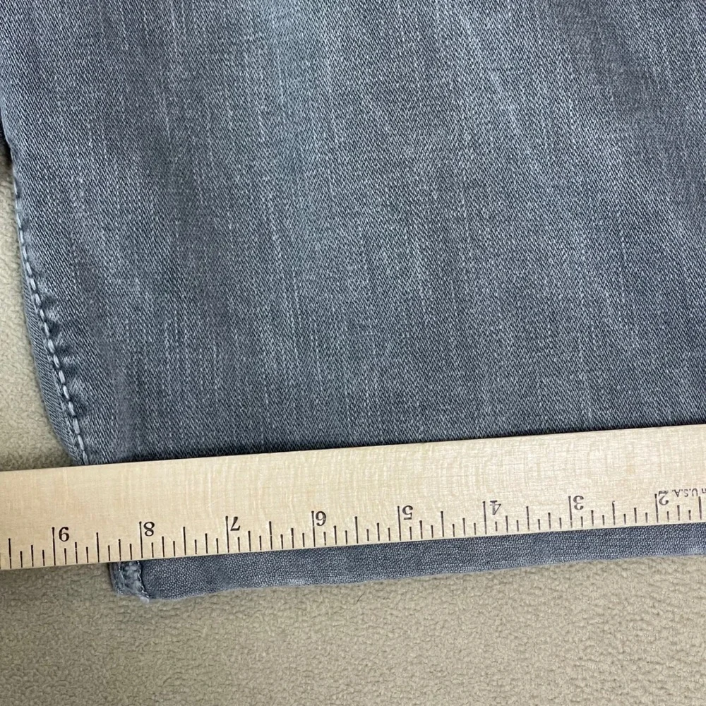 True Religion Men Geno Cut Off Jean‎ Shorts Gray Size 32 Distressed